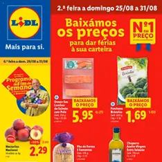 Lidl folheto - pré-visualização do folheto, válido a partir de 25/08/2025