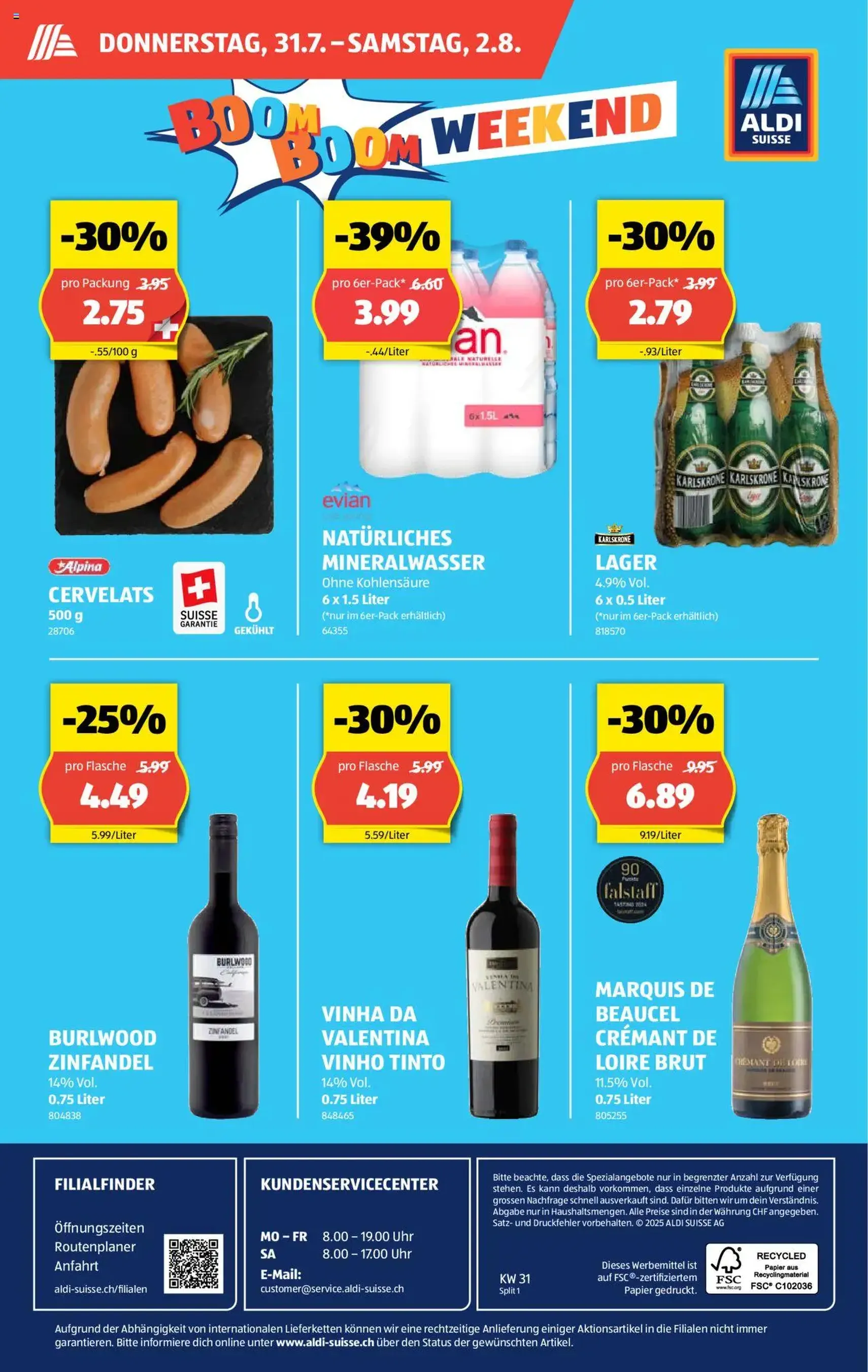 Aldi Aktionen - Gültiger Prospekt ab 31.07.2025, Seite 32 von insgesamt 35 Aldi Aktionen - Gültiger Prospekt ab 31.07.2025, Seite 32 von insgesamt 35