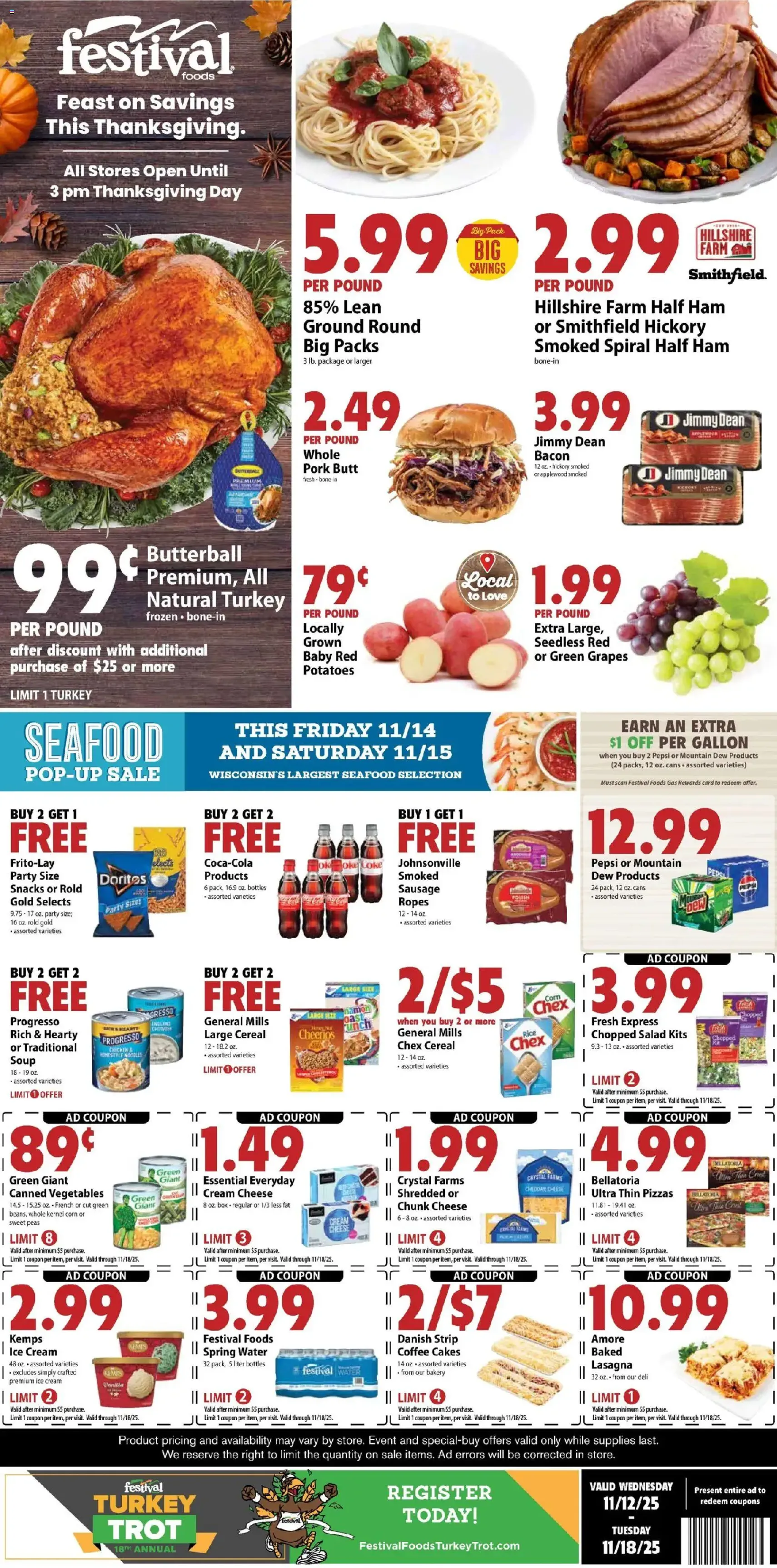 Festival Foods Weekly Ad - valid flyer from 11/12/2025, page 1 of 8