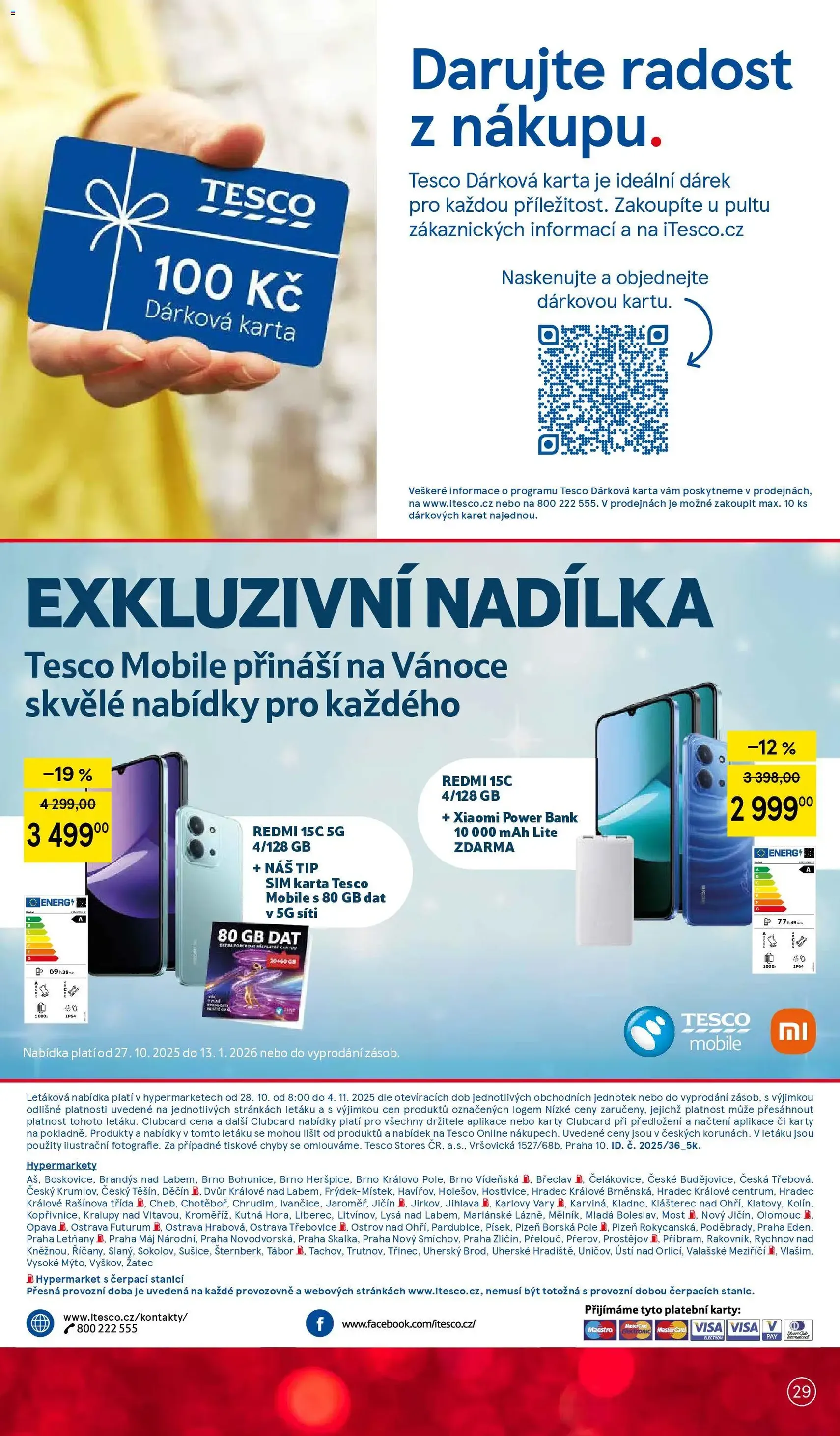 Tesco leták - Hypermarket - platný leták od 29.10.2025 strana 29 z 31 Tesco leták - Hypermarket - platný leták od 29.10.2025 strana 29 z 31
